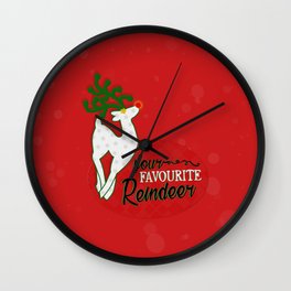 Your Favorite Reinder Wall Clock