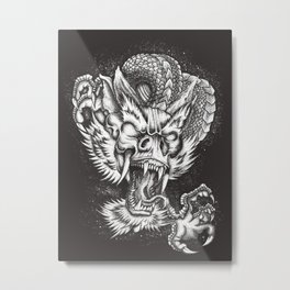 dragon sin of wrath Metal Print