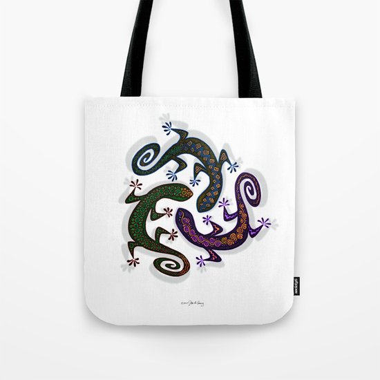 GECKO CIRCLE Tote Bag