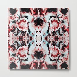 Felded Metal Print | Blokkpeace, Digital, 3Faceart, White, Abstract, Pop Art, Pattern, Pink, Street Art, Painting 