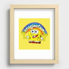 Imagination - The Sponge Meme Recessed Framed Print