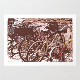 Bicycle - pop Art Print