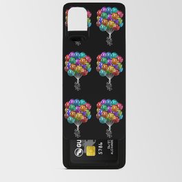 70's Multicolor Disco Ball Balloon Bunch Android Card Case