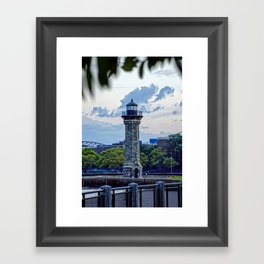 Framing the Roosevelt Island Lighthouse Framed Art Print
