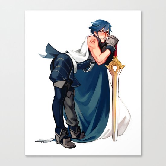 Chrom 1/7 Scaled Figure Canvas Print