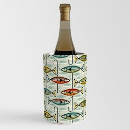 Vintage Color Block Fish Wine Chiller