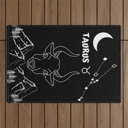 Taurus zodiac Outdoor Rug