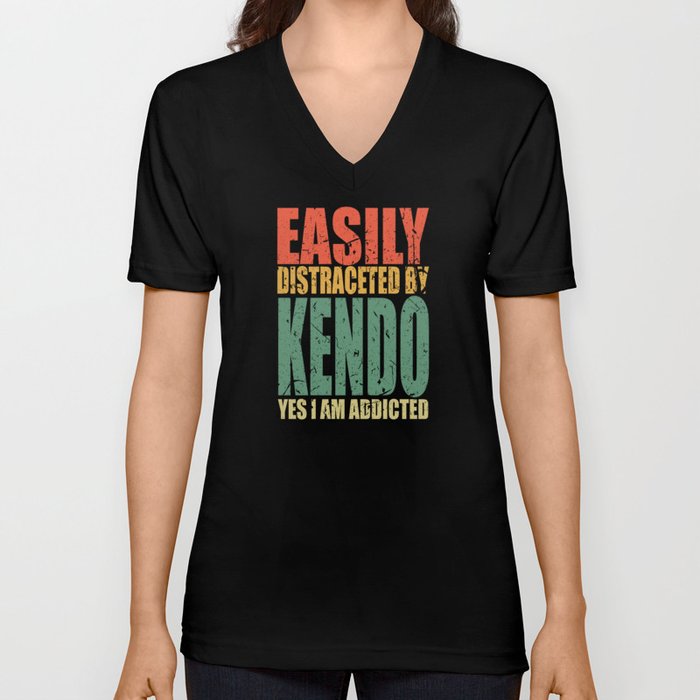 Kendo Saying funny V Neck T Shirt
