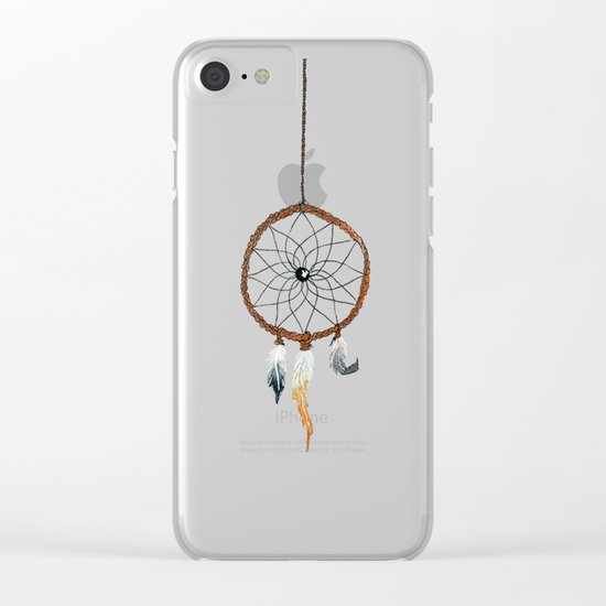 Chasing Dreams 2.0 Clear iPhone Case
