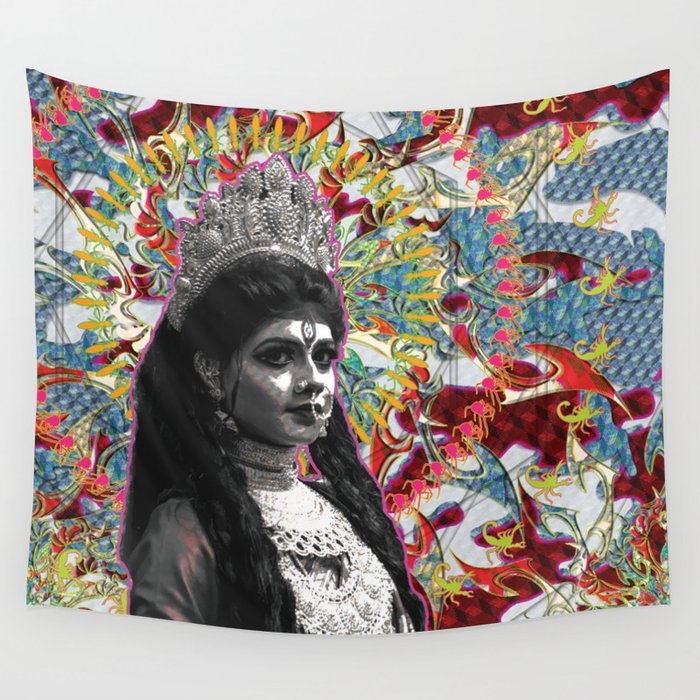 Goddess Of The Hidden Art Wall Tapestry