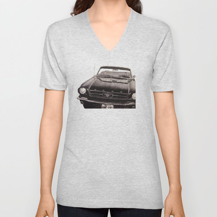 Mustang V Neck T Shirt