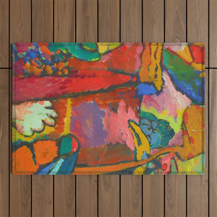 Wassily Kandinsky, New colors Outdoor Rug