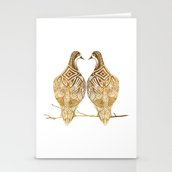 Two Turtle Doves Stationery Cards