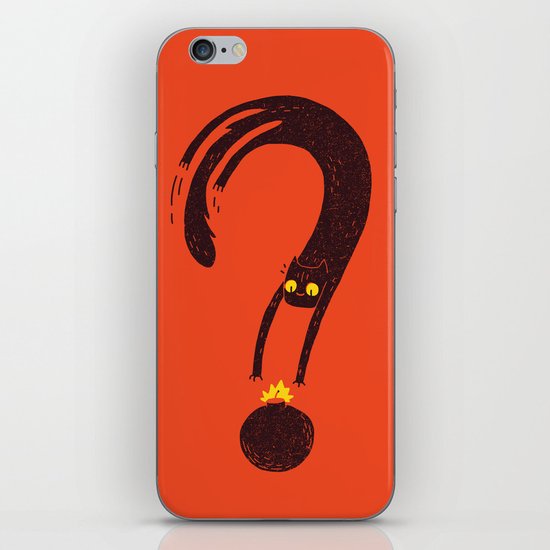 Curiosity Exploded the Cat iPhone & iPod Skin