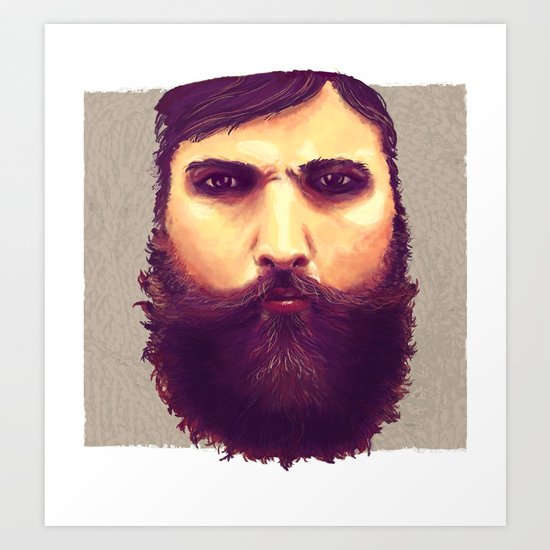 Jeff, Tor and Odin. Art Print