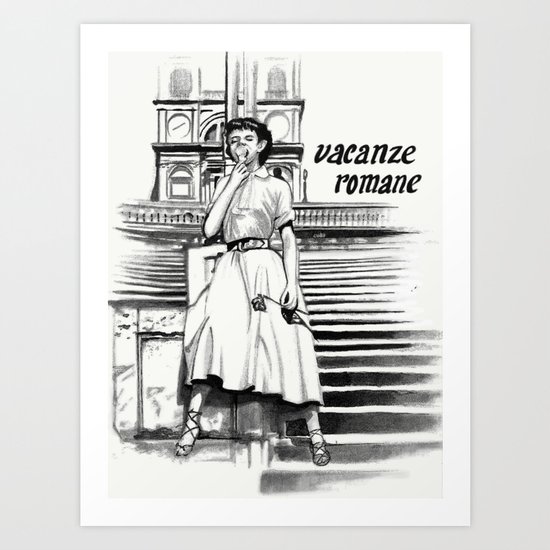 Vacanze Romane Art Print
