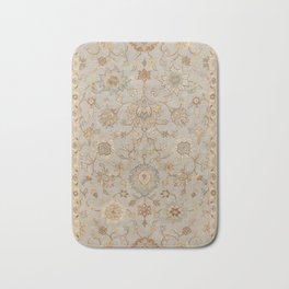 Antique Persian Floral Medallion Vector Painting Bath Mat