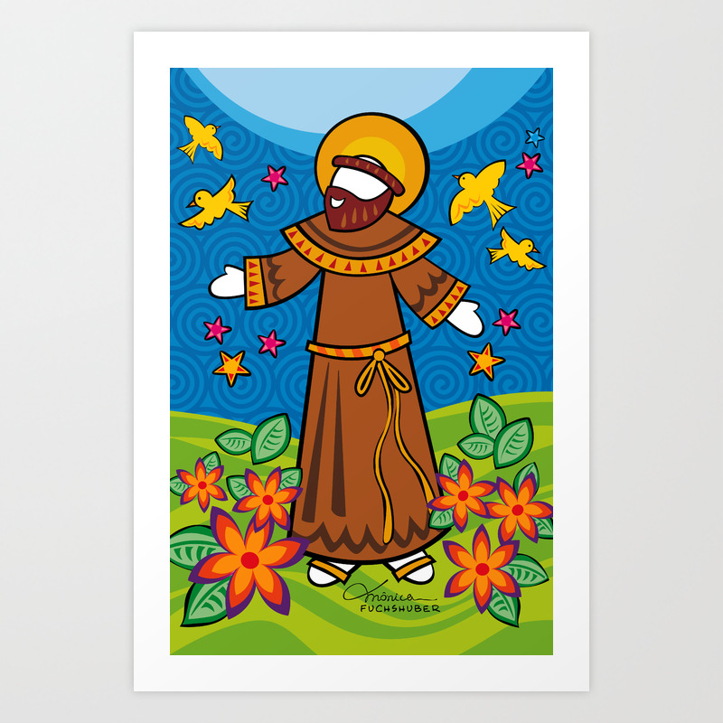 Sao Francisco De Assis Art Print By Monicafuchshuber Society6 Sao Francisco De Assis Art Print By Monicafuchshuber Society6