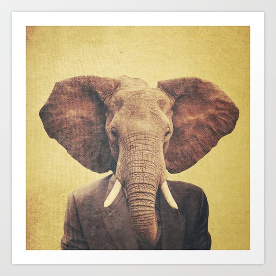 Humanimal: Elephant Art Print