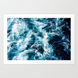 Stormy Ocean Waters Art Print