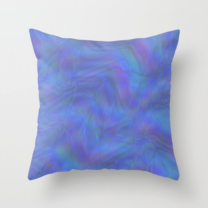 Water Shapes Throw Pillow