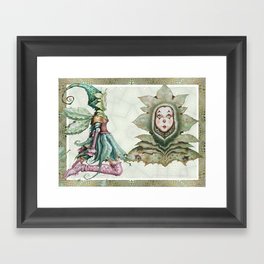 Acorn Fairy Framed Art Print