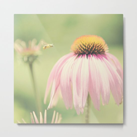 Little Honey Bee Metal Print