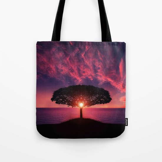 Lonely tree Tote Bag