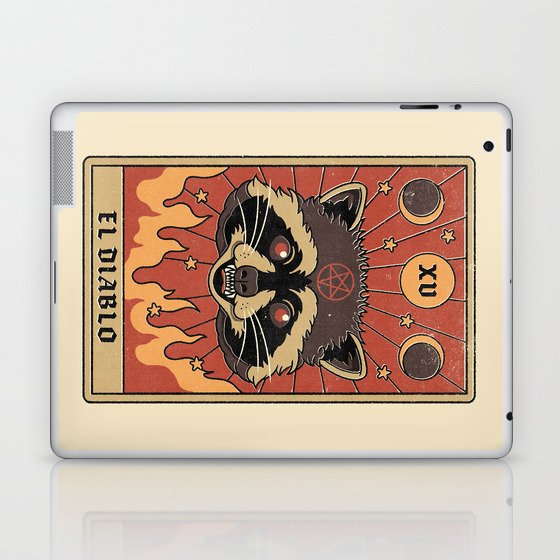 The Devil Raccoon Laptop & iPad Skin