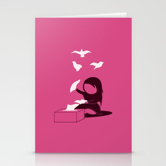 The freeing Stationery Cards