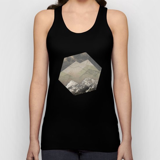 Geometric Sunrise Unisex Tank Top