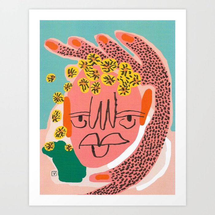Tansy Amber Vittoria X Teen Vogue Art Print By Ambervittoria