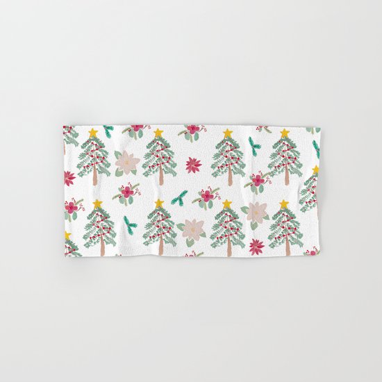Christmas Pattern Hand & Bath Towel