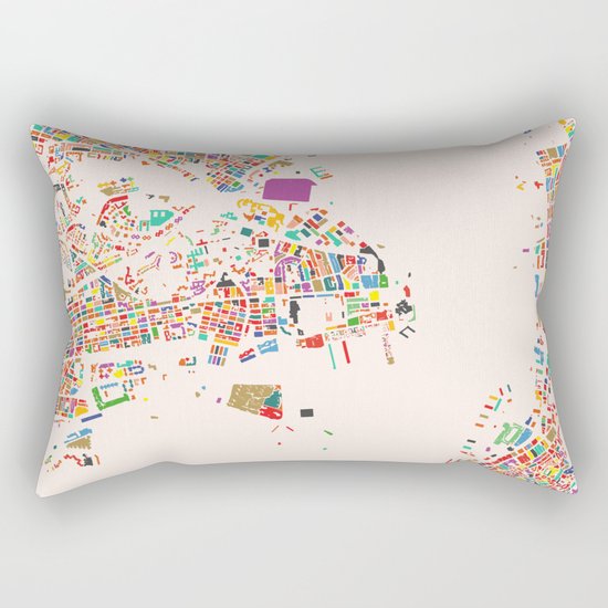 Hong Kong Rectangular Pillow