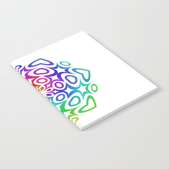Rainbow ornament Notebook