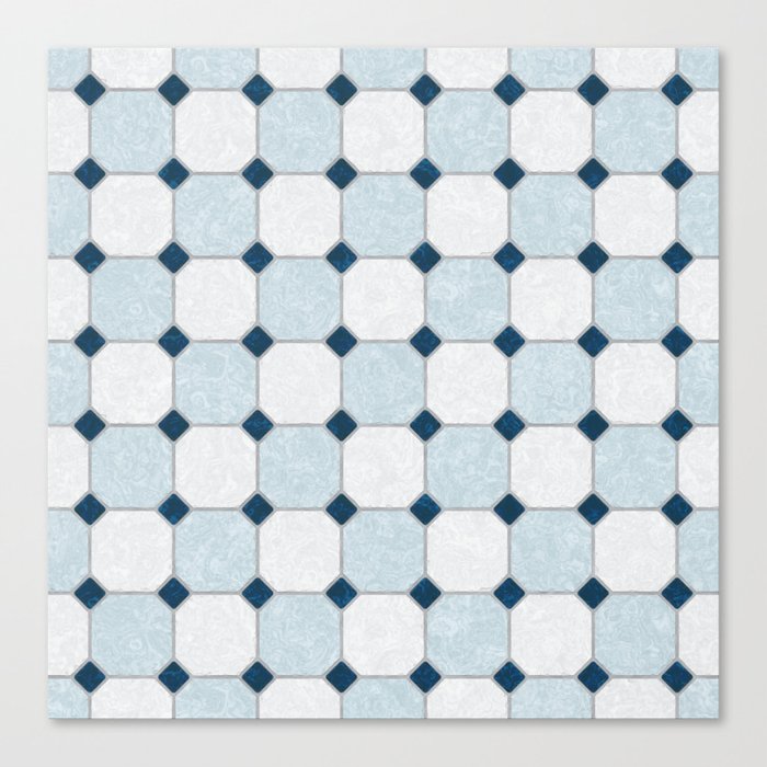 Sky Blue Classic Floor Tile Texture Canvas Print By Textures Society6 Sky Blue Classic Floor Tile Texture Canvas Print