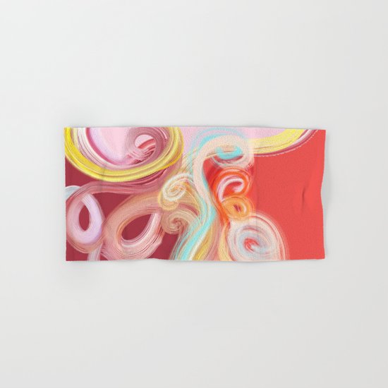 vibrant sea Hand & Bath Towel