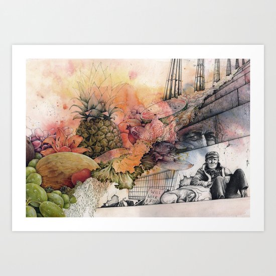 Hunger Art Print