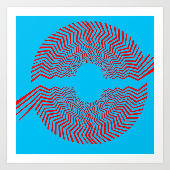 Blue Art Print
