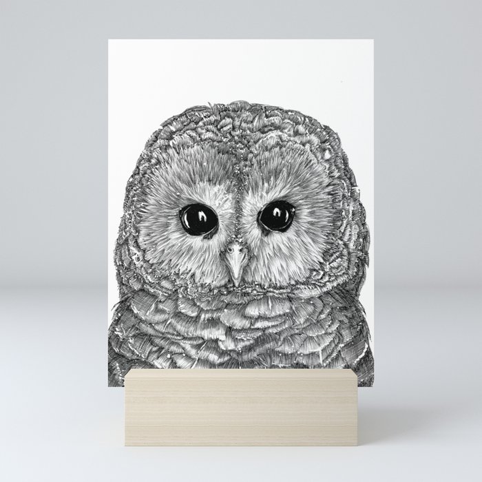 Tiny Owl Mini Art Print