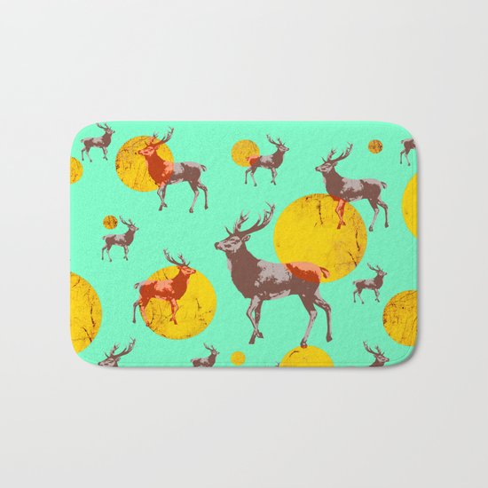 dear deers - christmas Bath Mat