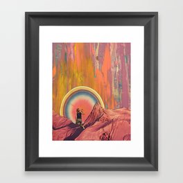 Pulling The Cosmic Tooth Framed Art Print