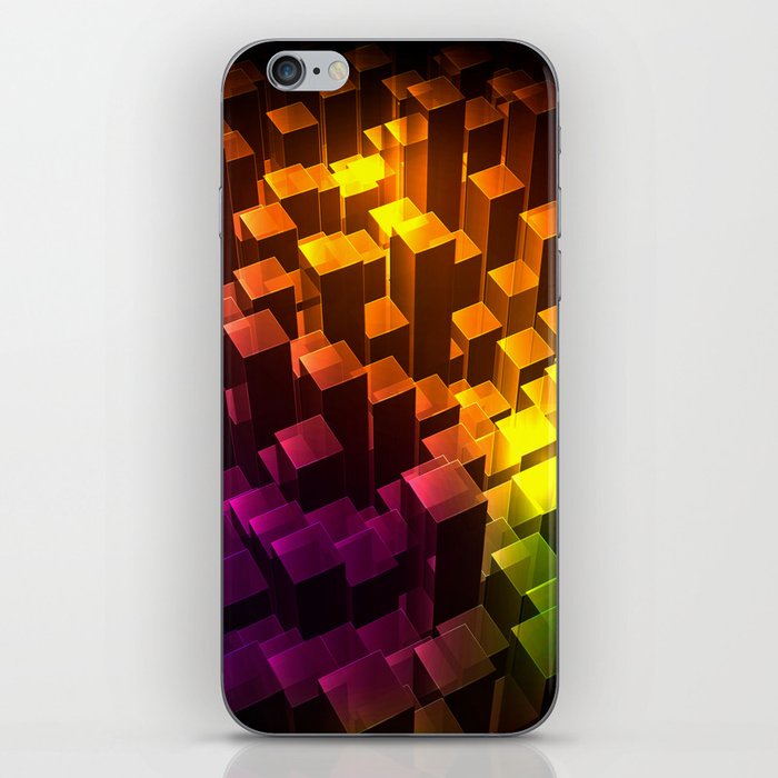 Abstract Futuristic Background iPhone Skin