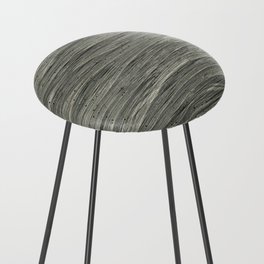 Grey engraved wood board Counter Stool