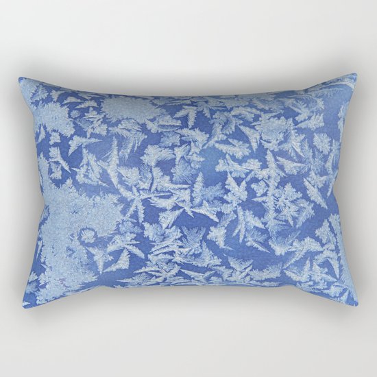 Blue Frozen Freeze Rectangular Pillow