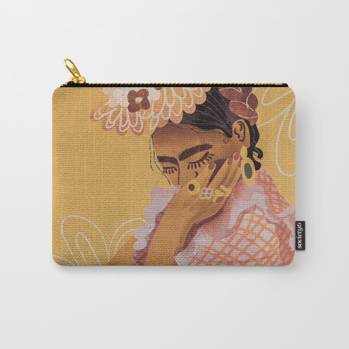 Frida Kahlo Portrait Carry-All Pouch