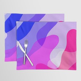 Abstract Colorful Overlapping Shapes Placemat