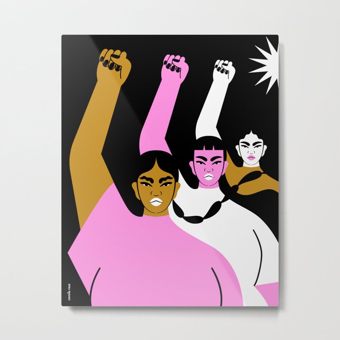 Resistance is Female II Metal Print