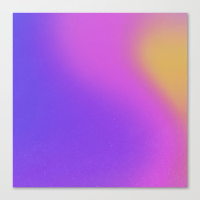 Aesthetic Ombre Abstract Purple Canvas Print