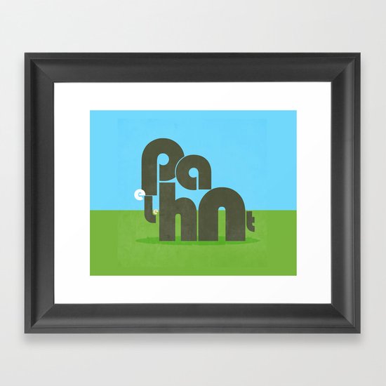 Elephont Framed Art Print